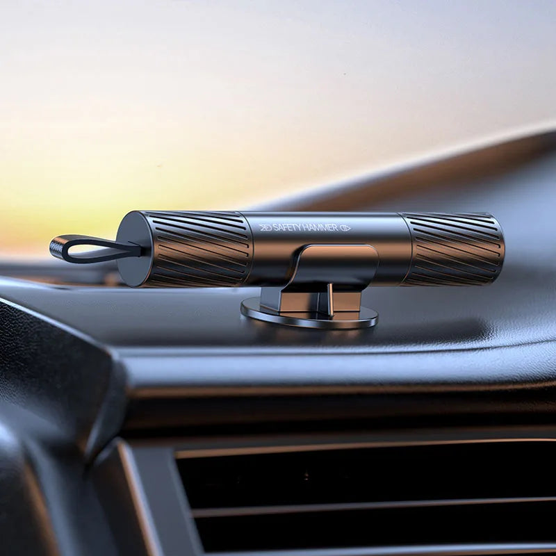 Car Safety Hammer Emergency Glass Breaker Seat Belt Cutter High Hardness Tungsten Steel 2 in 1 Rescue Tool Auto Accessories