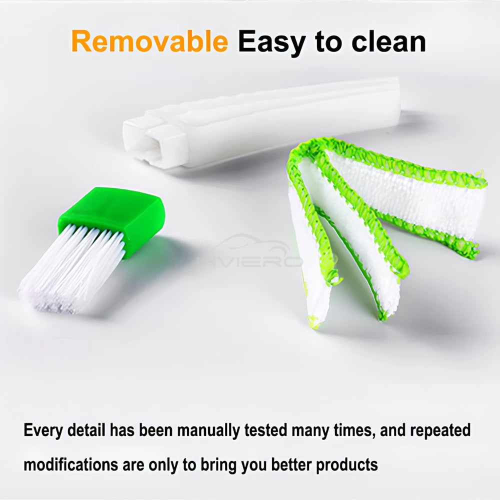1Pcs Car Air Conditioner Vent Slit Cleaning Brushs grooves Dusting Blinds Keyboard Cleaning Dust Removal Tools Dual head brush