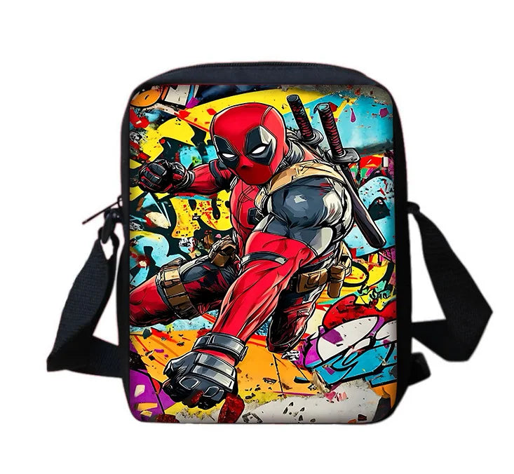 Deadpool Hero Pack – Bold Cartoon Backpack Set for Kids Who Love Action!