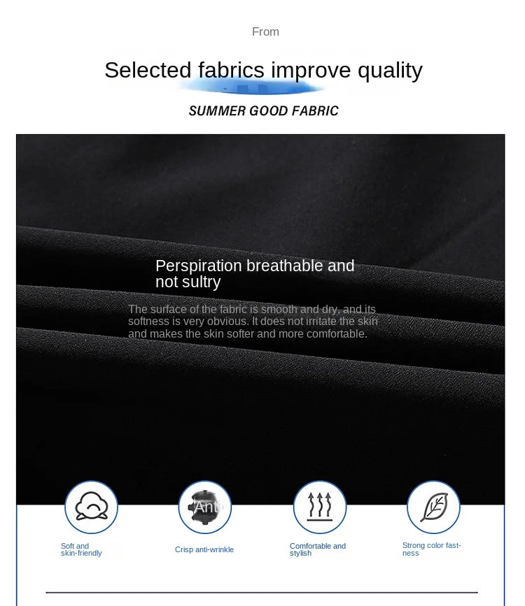 2024 Casual Sports Shorts for Men's Summer Ice Silk Breathable Loose Large Size Cool and Quick Drying Fashion Elastic Casua