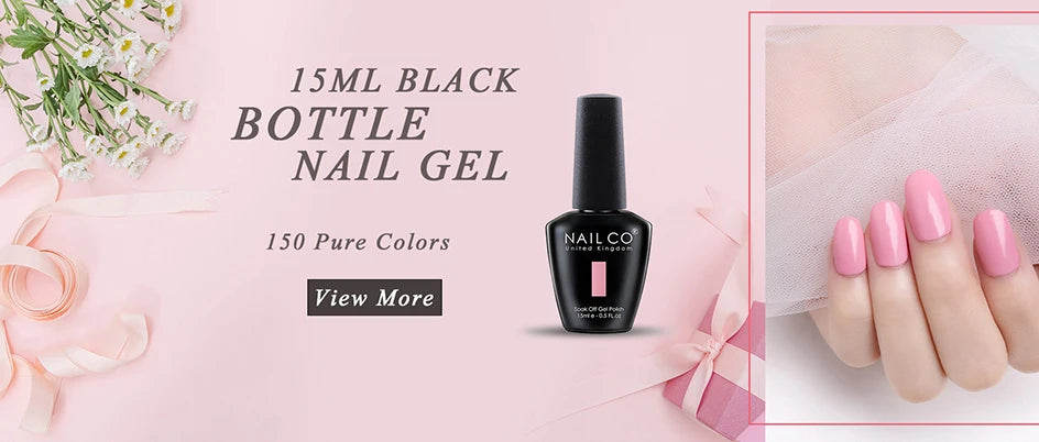 NAILCO Nail Art Dream Set – 6pcs Gel Lacquer for Bold, Glossy Looks