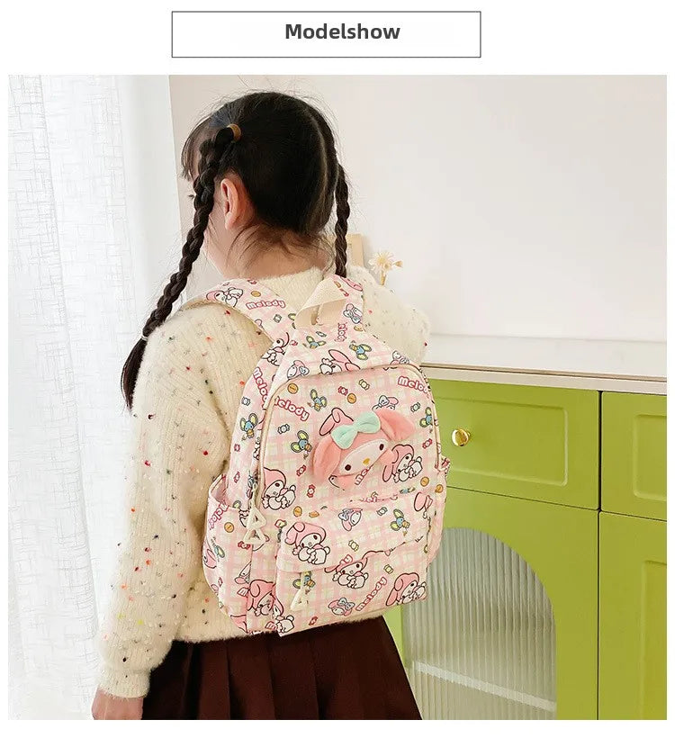 Sanrio Star Squad Backpack – Hello Kitty, Kuromi & Cinnamoroll Cutie Carry for Kids & College!