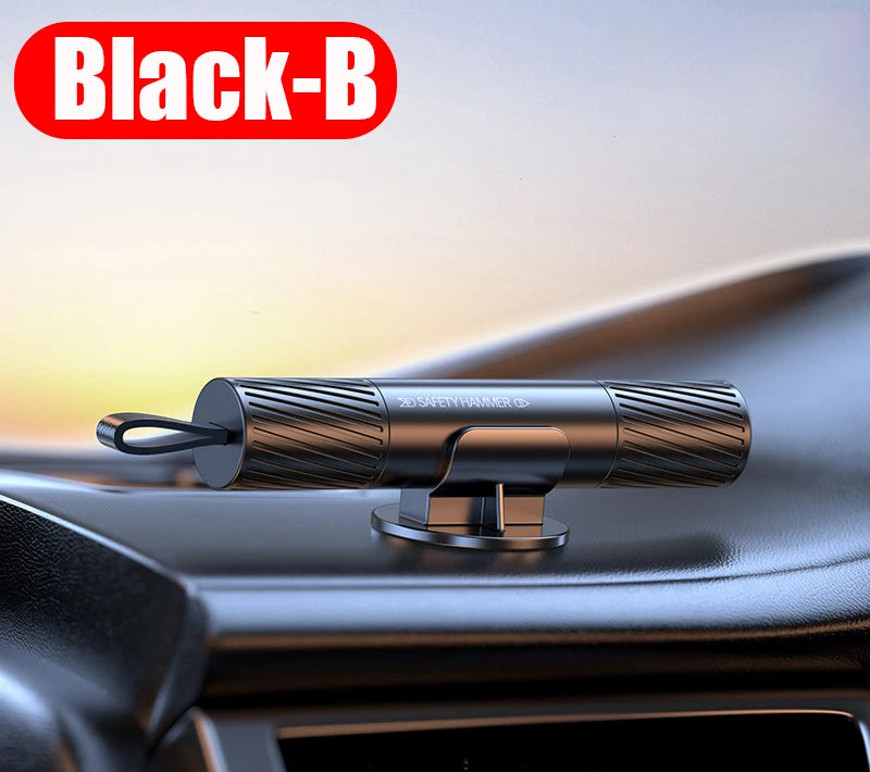 Car Safety Hammer Emergency Glass Breaker Seat Belt Cutter High Hardness Tungsten Steel 2 in 1 Rescue Tool Auto Accessories