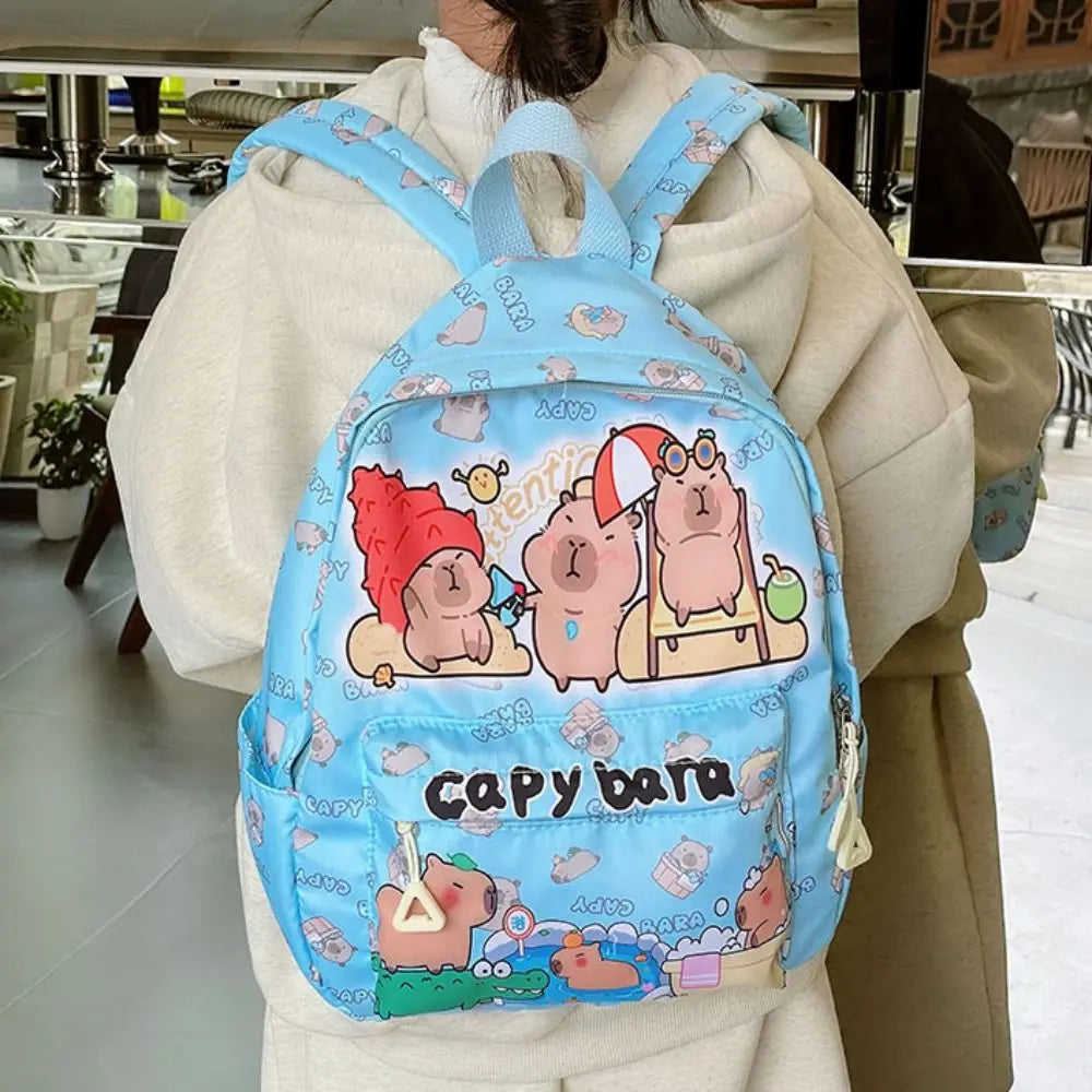 Capybara Breeze Backpack – Ultra-Light Cuteness for School & Play!