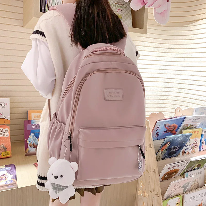 Campus Chic Backpack – Trendy, Waterproof & Totally Study-Ready!