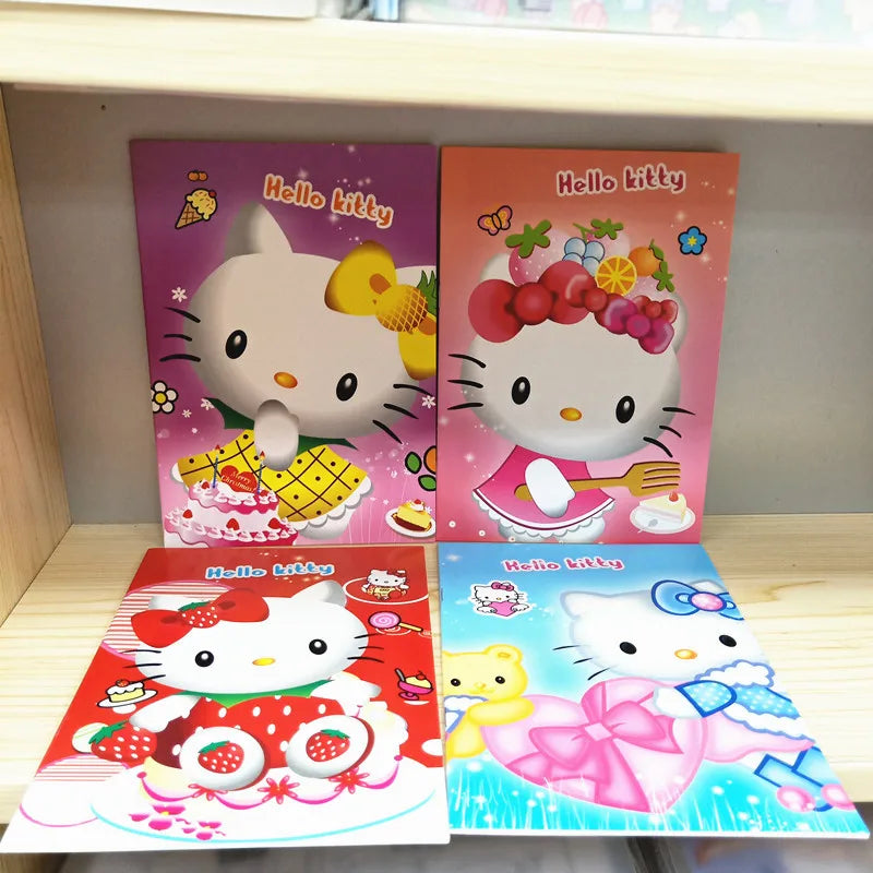 Sanrio Kawaii Notebook Set – 20pcs Hello Kitty, Kuromi, Cinnamoroll & Melody Daily/Weekly Planners for School