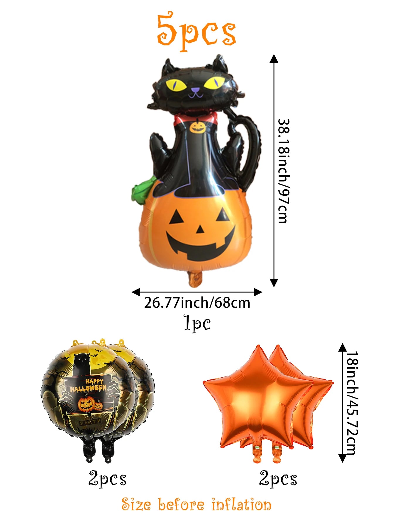 Halloween set, suitable for Halloween theme party decoration, horror theme activities, trick or treat festival atmosphere layout