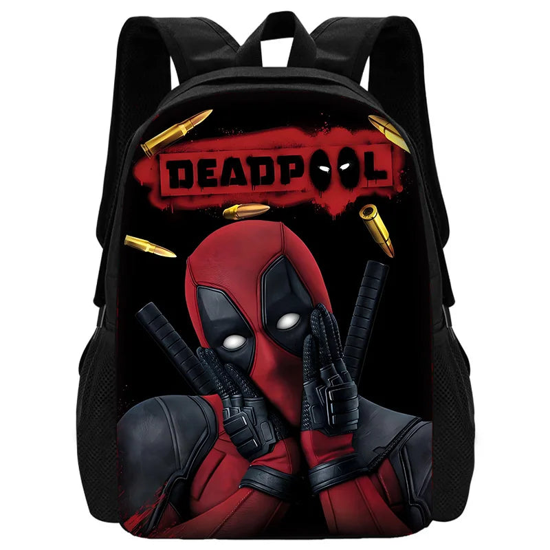 Deadpool Hero Pack – Bold Cartoon Backpack Set for Kids Who Love Action!