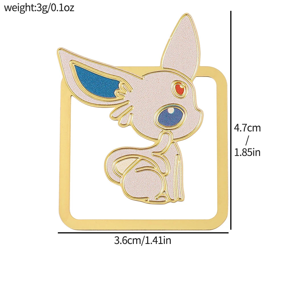 Cute Pokémon Bookmarks – 3D Cartoon Page Markers for Kids, Fans & Stationery Collectors