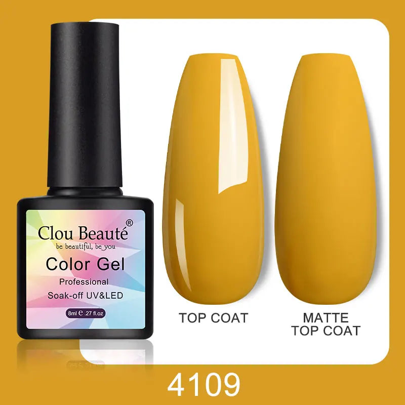 Clou Beaute Color Pop – 8ml Gel Varnish for Bold, Long-Lasting Nail Art (UV/LED Cure)
