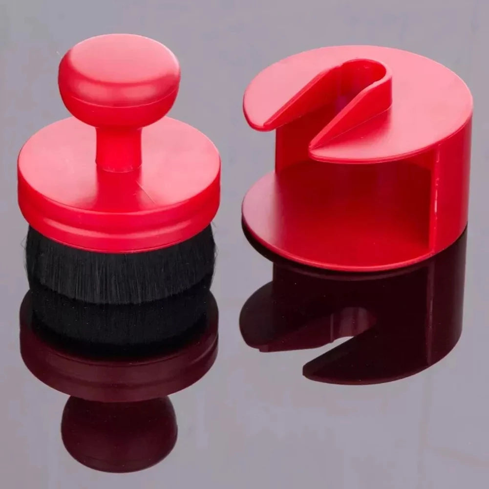 Car Tire Shine Applicator Tire Shine Brush With Stand For Auto Detailing Cleaner Car Wash Brush Wheel Tire Brush 1pcs