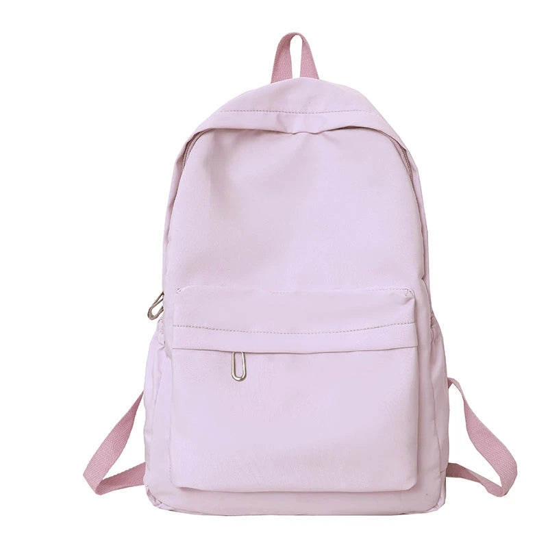 UrbanEase Solid Backpack – Lightweight & Versatile for High School, Travel & Daily Style!