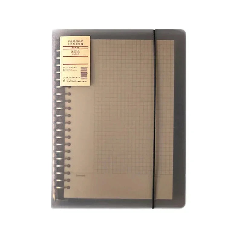 Refillable Kawaii Binder Notebook – A5/B5/A4 Loose Leaf Journal with Divider & Metal Rings for School, Study & Office Supplies