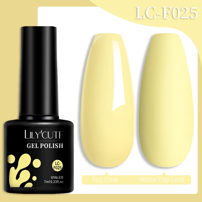 LILYCUTE Color Explosion – 184 Shades of Long-Lasting Gel Polish with Red Glitter Magic