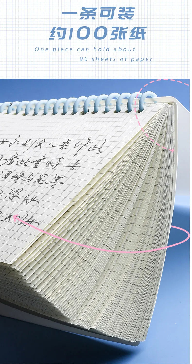 Multi-Hole Transparent Binder Covers – A4 Loose-Leaf PP Matte & Film Discbound Options for School, Office & Creative Journaling