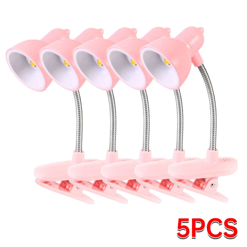 Mini Clip-On LED Reading Lamp – Eye-Friendly, Portable Light for Bed, Books & Desk