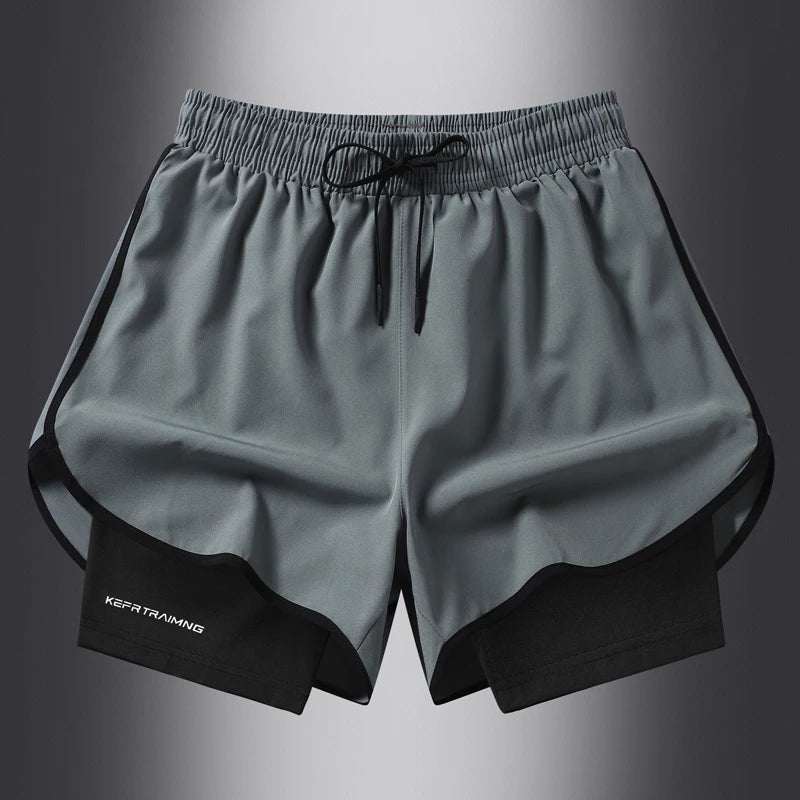 2-in-1 Summer Sports Shorts – Quick-Dry Comfort for Him & Her!