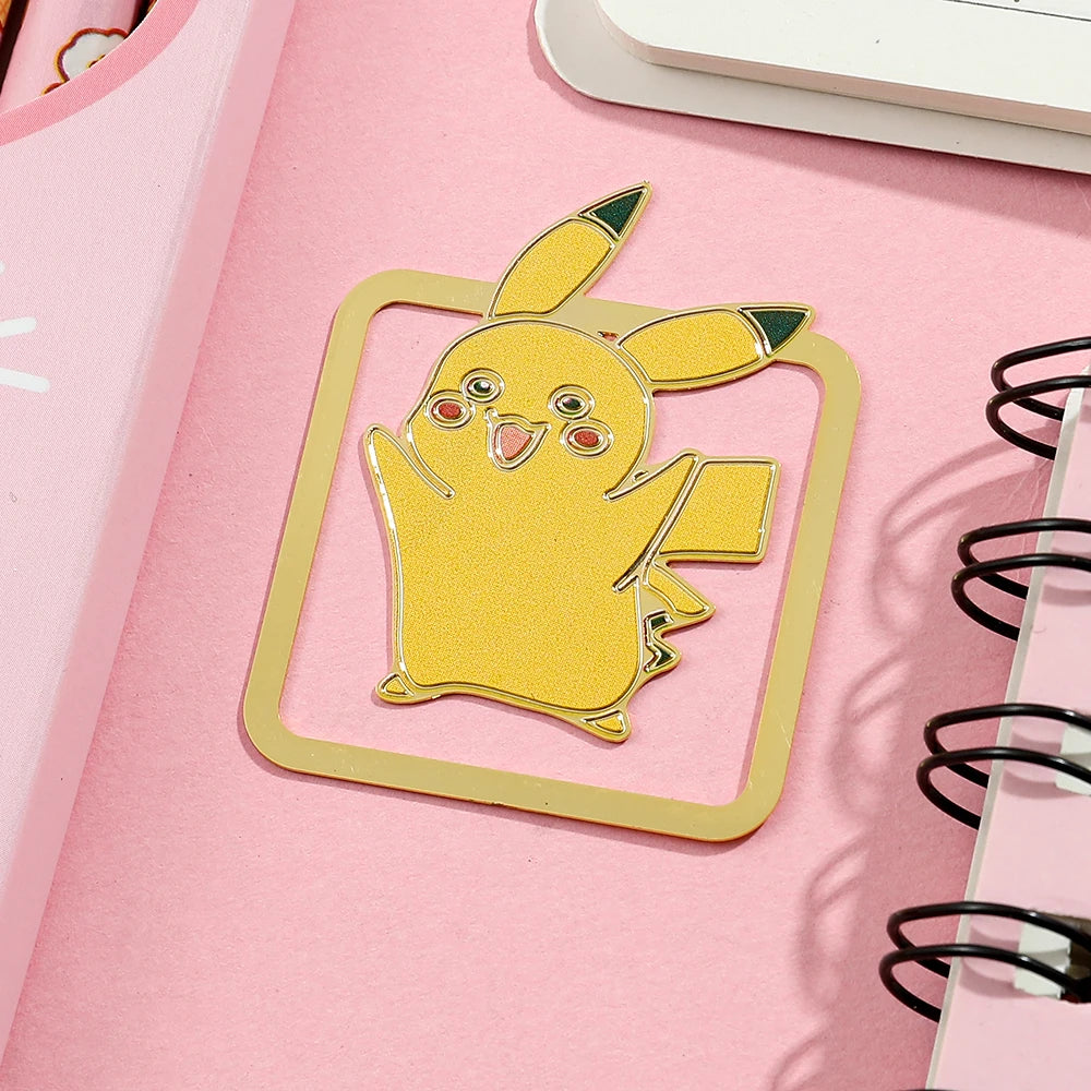 Cute Pokémon Bookmarks – 3D Cartoon Page Markers for Kids, Fans & Stationery Collectors