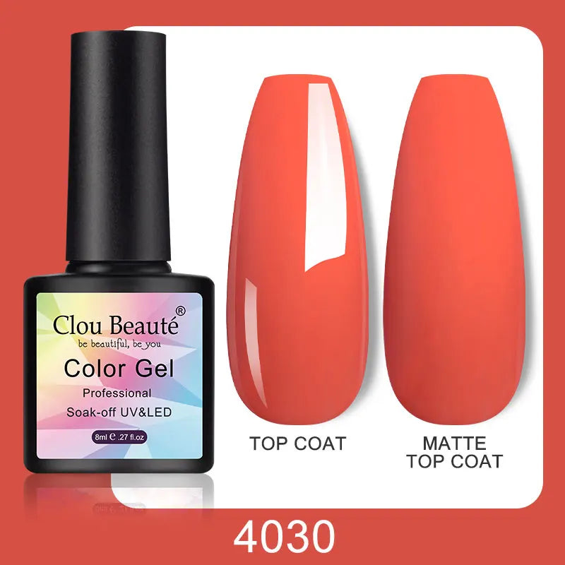 Clou Beaute Color Pop – 8ml Gel Varnish for Bold, Long-Lasting Nail Art (UV/LED Cure)
