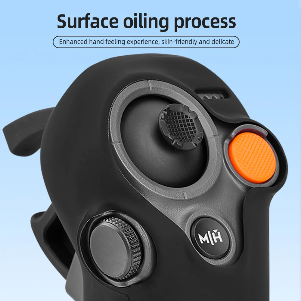 BRDRC Silicone Case for DJI Avata 2 RC Motion 3 Controller Soft Sleeve Skin Cover Anti-scratch Protective Shell Accessories