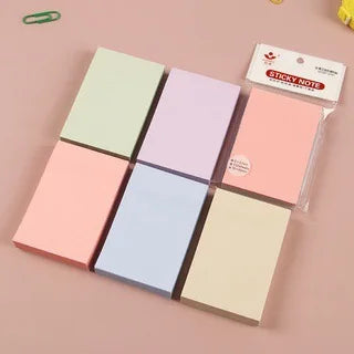 Morandi Sticky Notes Pastel Colored Memo Pads Index Tabs for Students School Office Stationery Removable Adhesive Notes