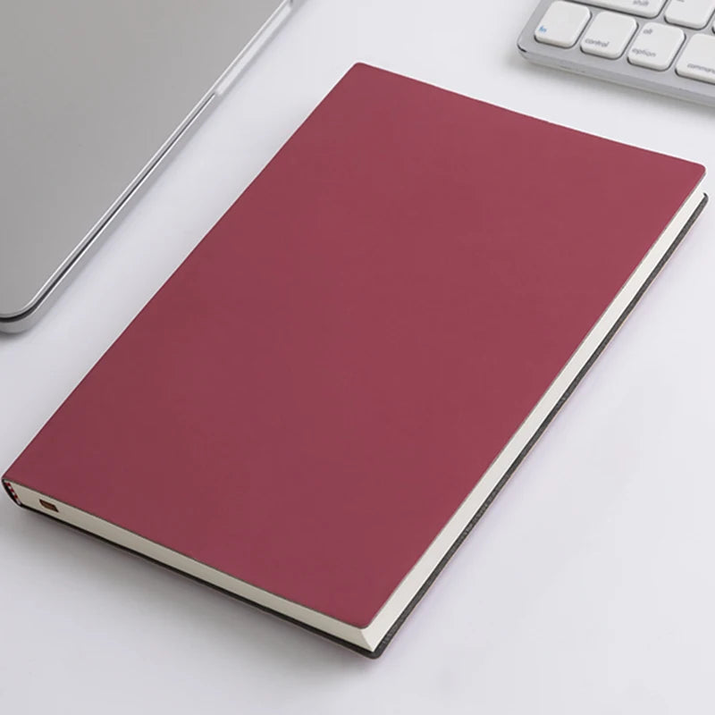 A5 Soft Leather Notebook With 120 Inner Pages, Waterproof Cover And Comfortable Touch