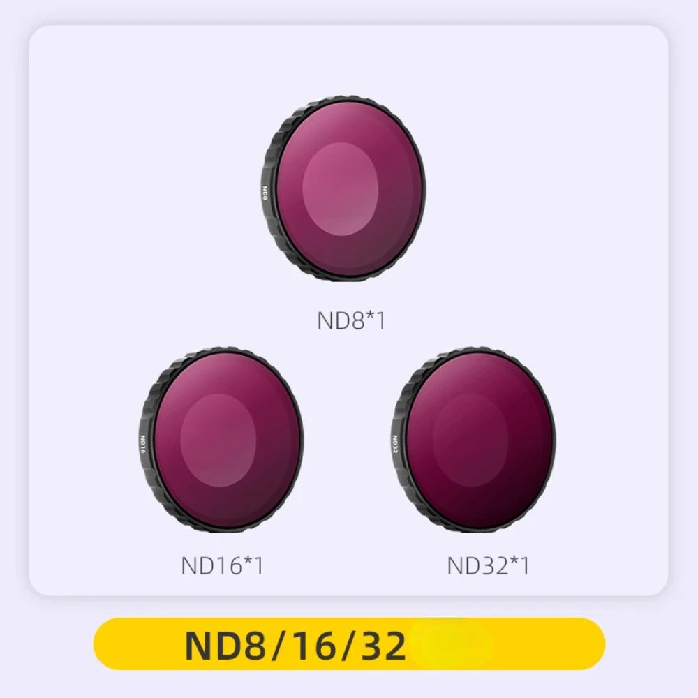 DJI Osmo Action 5pro/4 Filter Set CPL ND8/16/32 Nano Coated Filter Set Action4 Nd Lens Suitable for DJI Camera Accessories