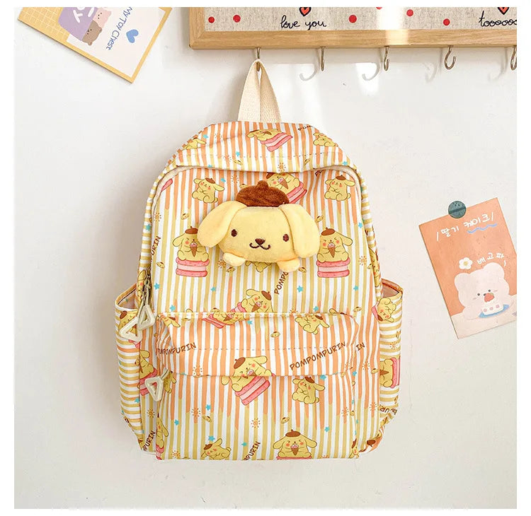 Sanrio Star Squad Backpack – Hello Kitty, Kuromi & Cinnamoroll Cutie Carry for Kids & College!