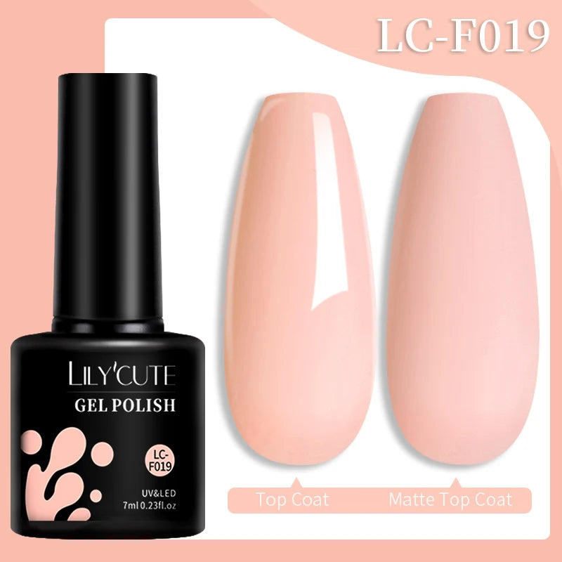 LILYCUTE Color Explosion – 184 Shades of Long-Lasting Gel Polish with Red Glitter Magic