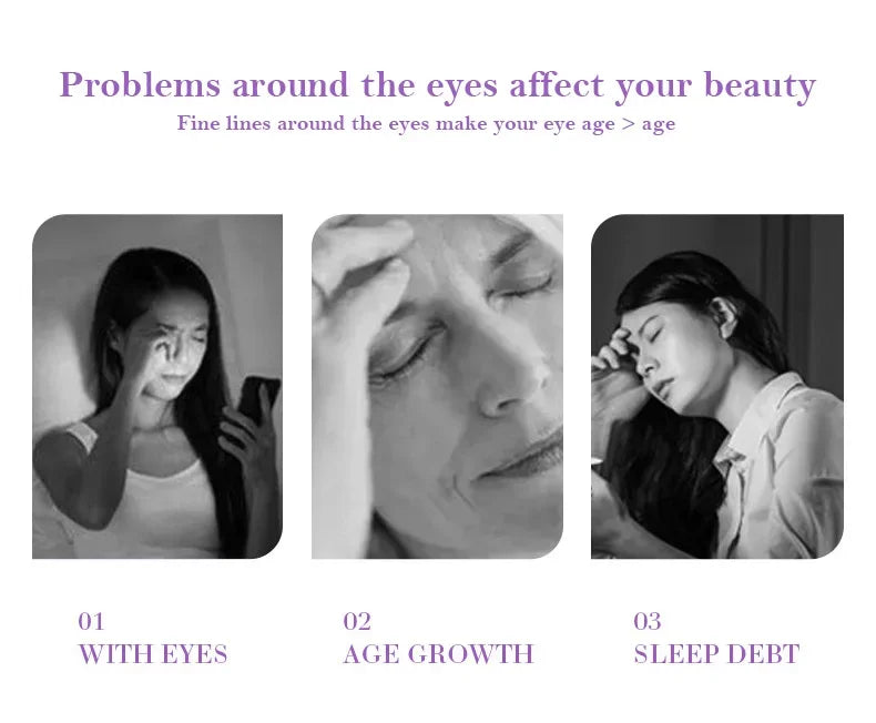 Grape Anti-aging Moisturizing Collagen Eye Mask Anti Dark Circles Dry Eyes Masks Beauty Skin Care Eye Patches 60Pcs