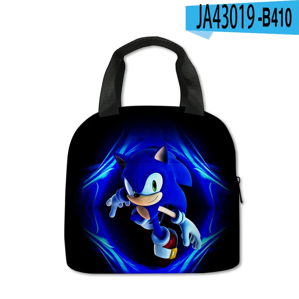 Sonic Speedster School Backpack – Anime Cartoon Schoolbag for Boys & Girls in Primary & Middle School