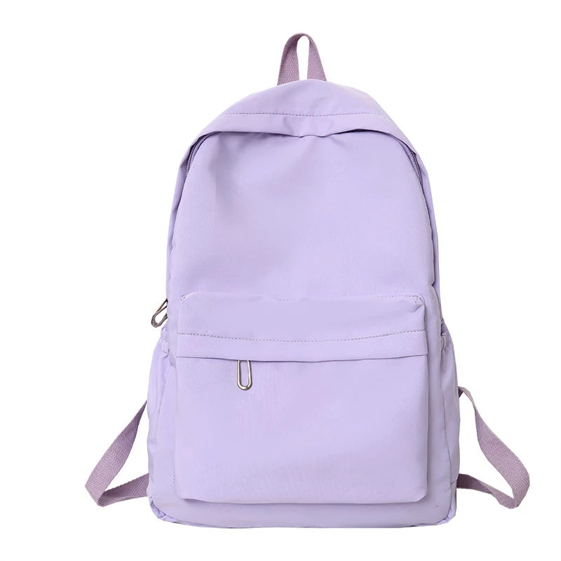 UrbanEase Solid Backpack – Lightweight & Versatile for High School, Travel & Daily Style!