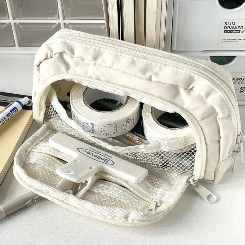 Pochacco Anime Kawaii Pencil Case – Cute Cartoon Pen Bag with Large Capacity for Students, Stationery & Cosmetic Storage Gifts