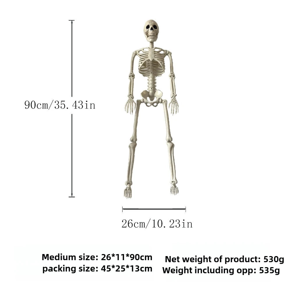 Halloween Skeleton Man Skeleton Simulation Human Skeleton Ghost House Party Decoration Decoration Prop Horror Skeleton