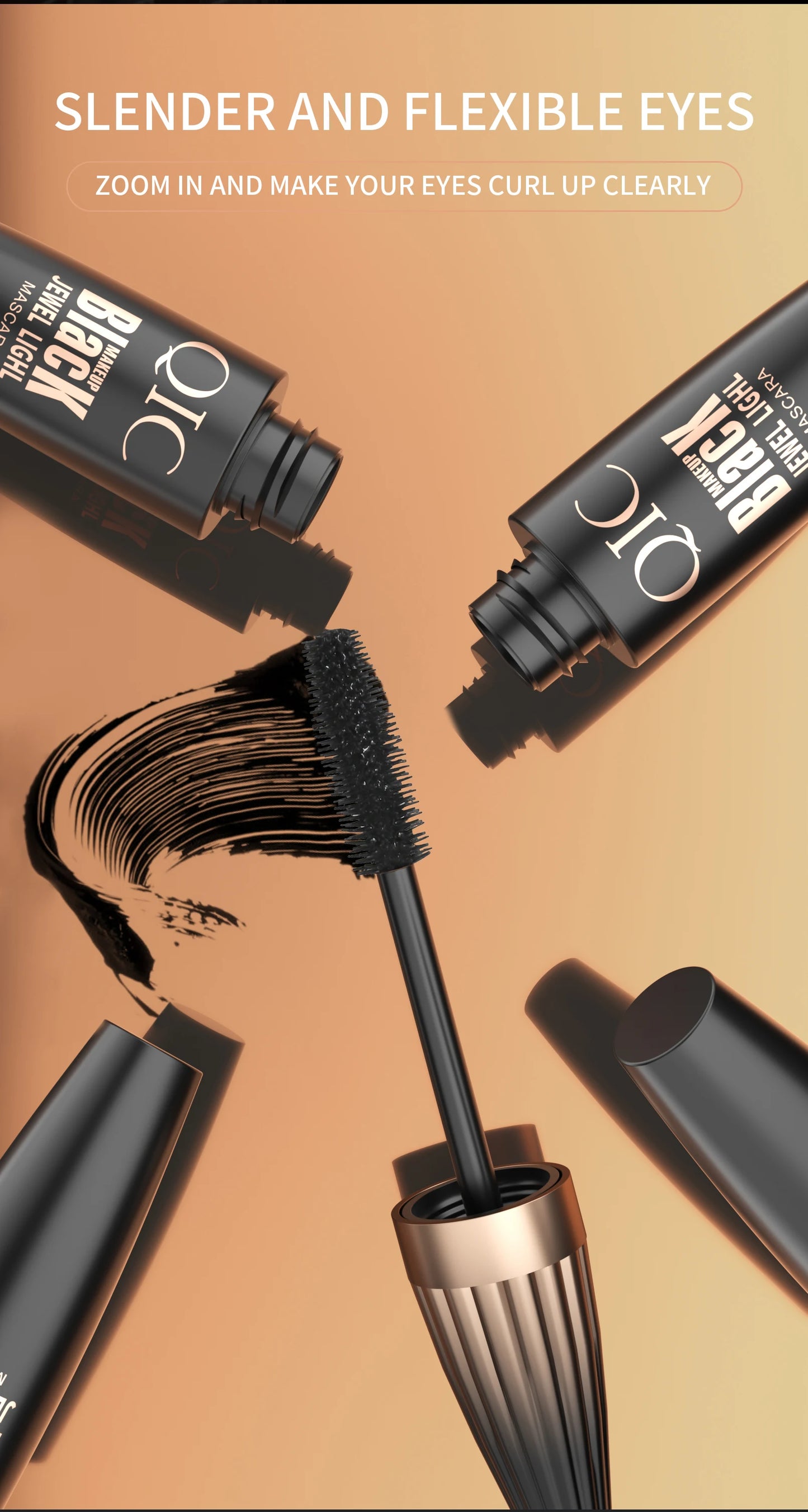 4d Waterproof Lash Mascara Encrypted Long-lasting Thick Curling Smudge-proof Large Eye Makeup Tools Durable Beauty Cosmetics