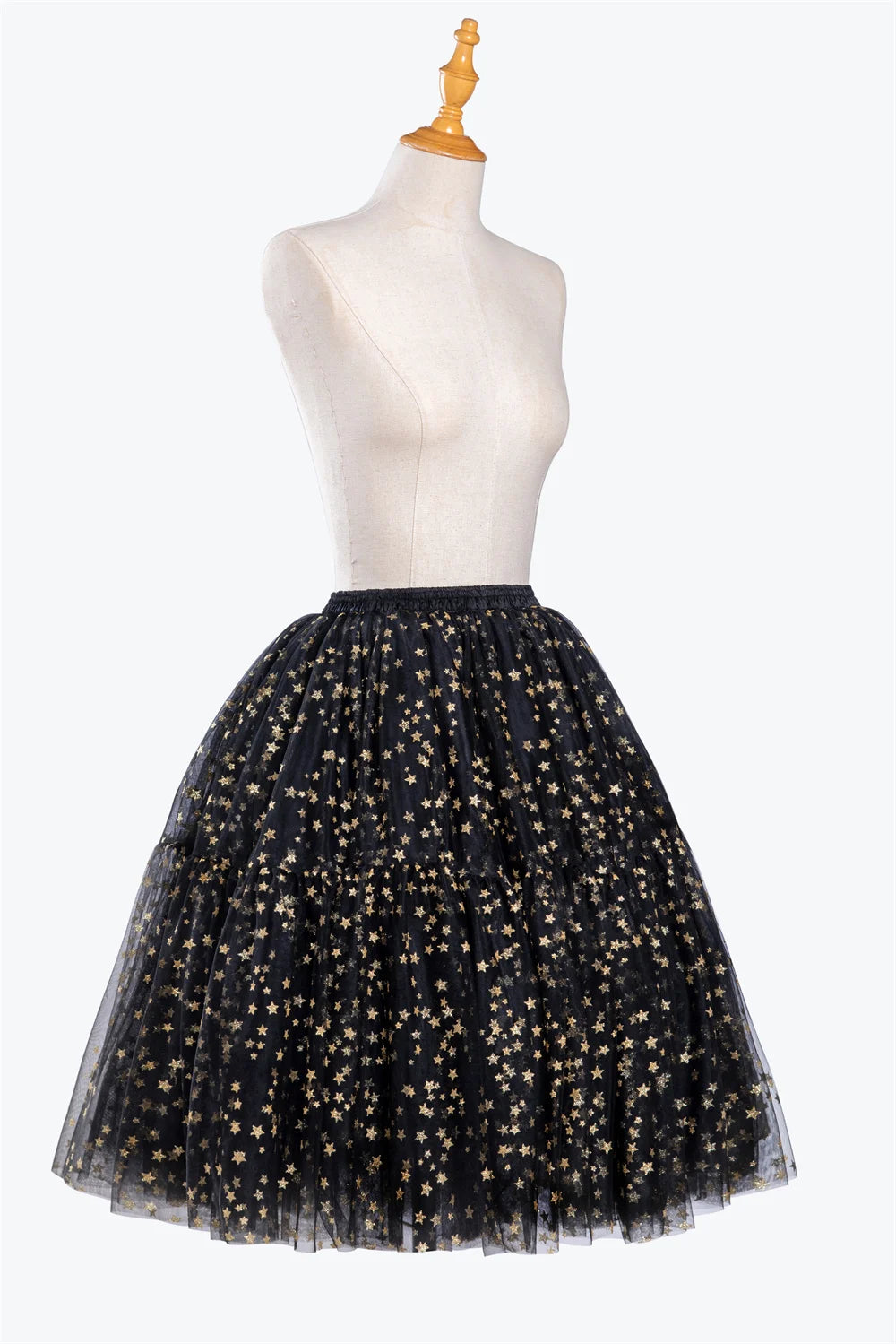 MisShow Women Tutu Short Skirt High Waist Mesh Soft Tulle Skirt Puffy Pettiskirt Prom Ball Gown Party Dance Tutu Dress