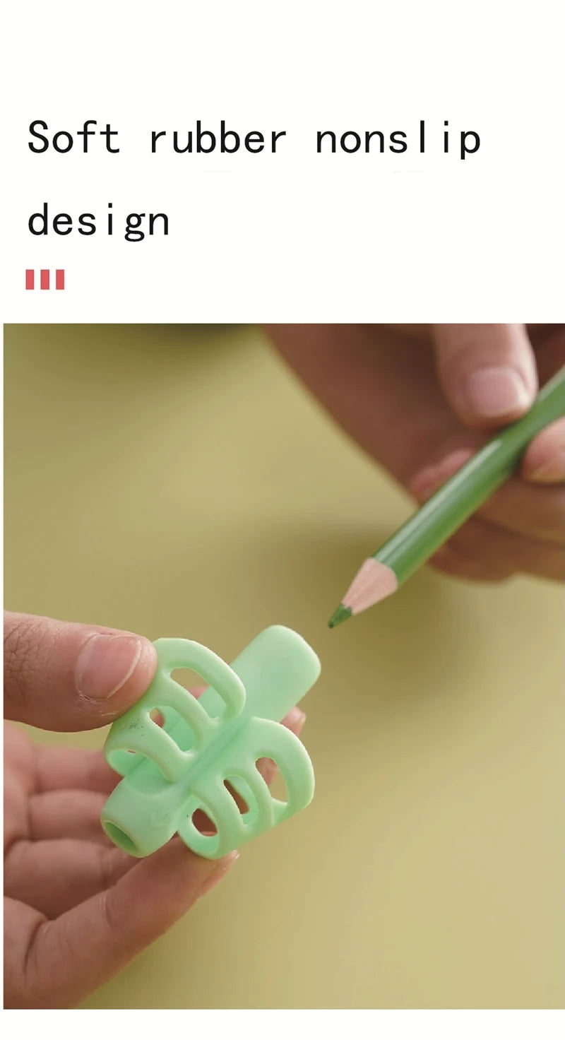 6-Piece Ergonomic Pencil Grip Set – Handwriting Posture Training Grippers for Toddlers & Kids Learning to Write