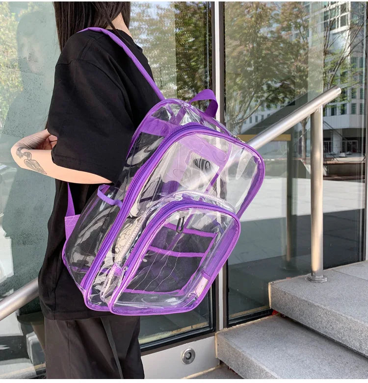 Crystal Carry All – Sleek, Spacious & Splash-Proof Style!