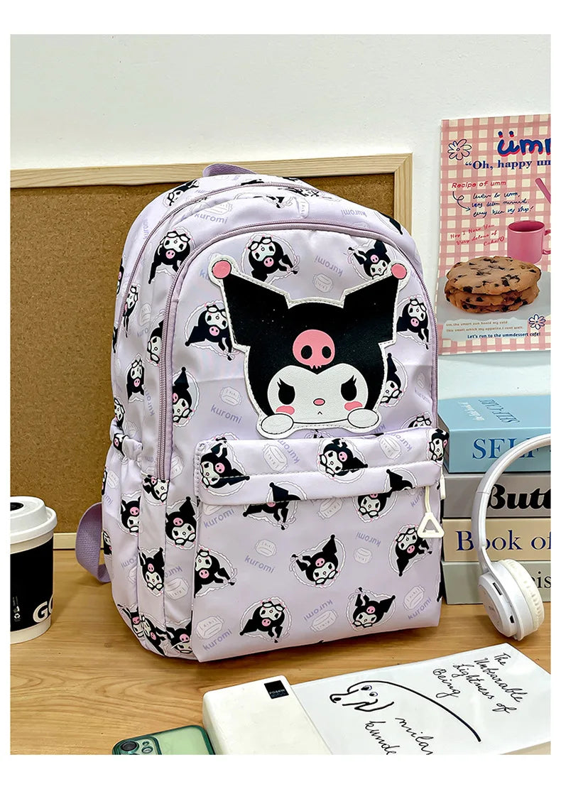 Cinnamoroll PlushTech Backpack – Kawaii Sanrio Schoolbag with Laptop Compartment for Kids & Teens!