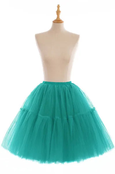 MisShow Women Tutu Short Skirt High Waist Mesh Soft Tulle Skirt Puffy Pettiskirt Prom Ball Gown Party Dance Tutu Dress