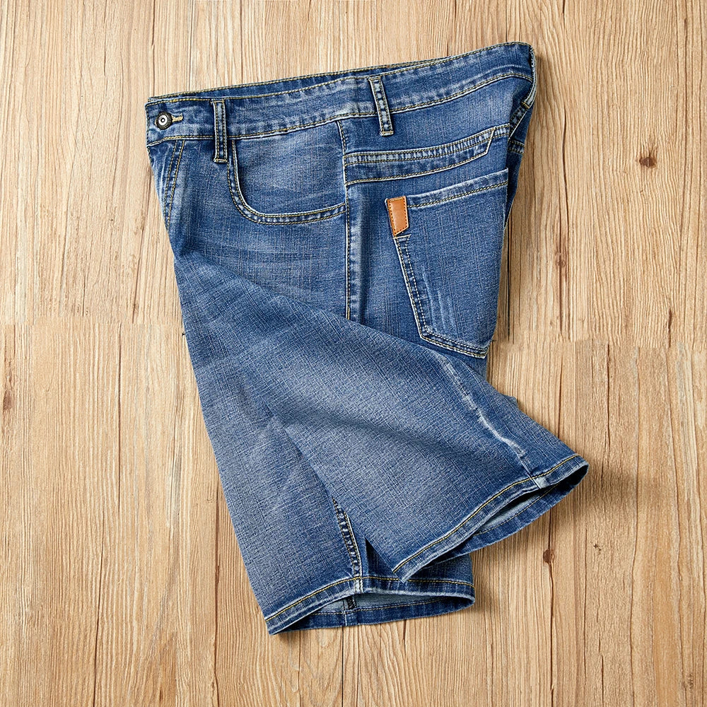 Men’s Summer Denim Shorts – Stretchy, Stylish & Built to Move!