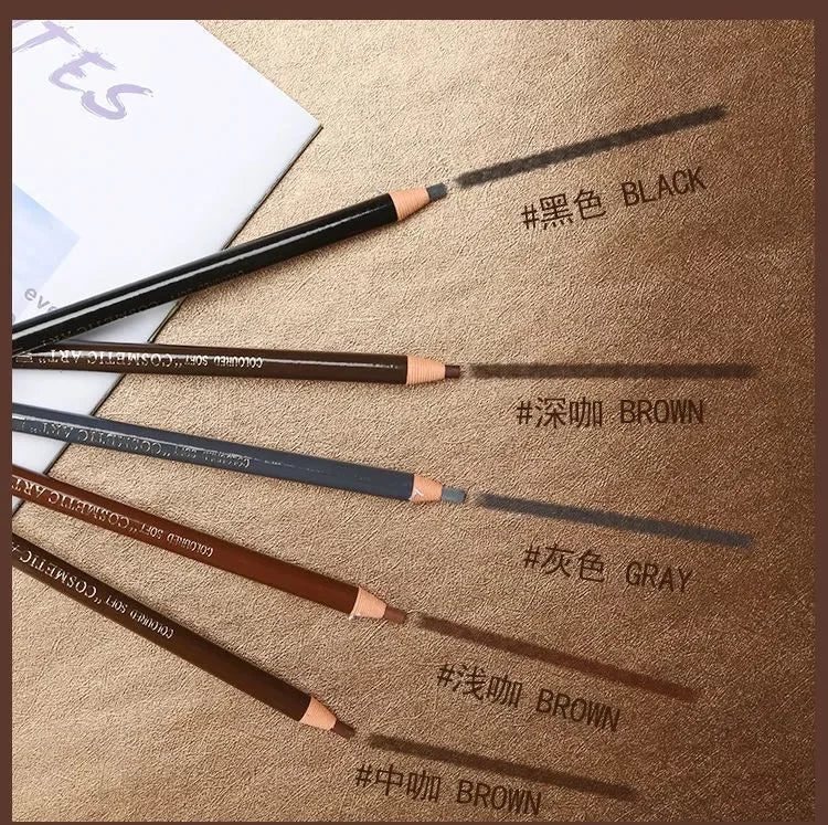 Tear Off Pull Line Eyebrow Pencil, Not Sharpen Need Eyebrow Pencil, Natural Color Rendering, Sweat Proof And Smudge Proof Eyebro