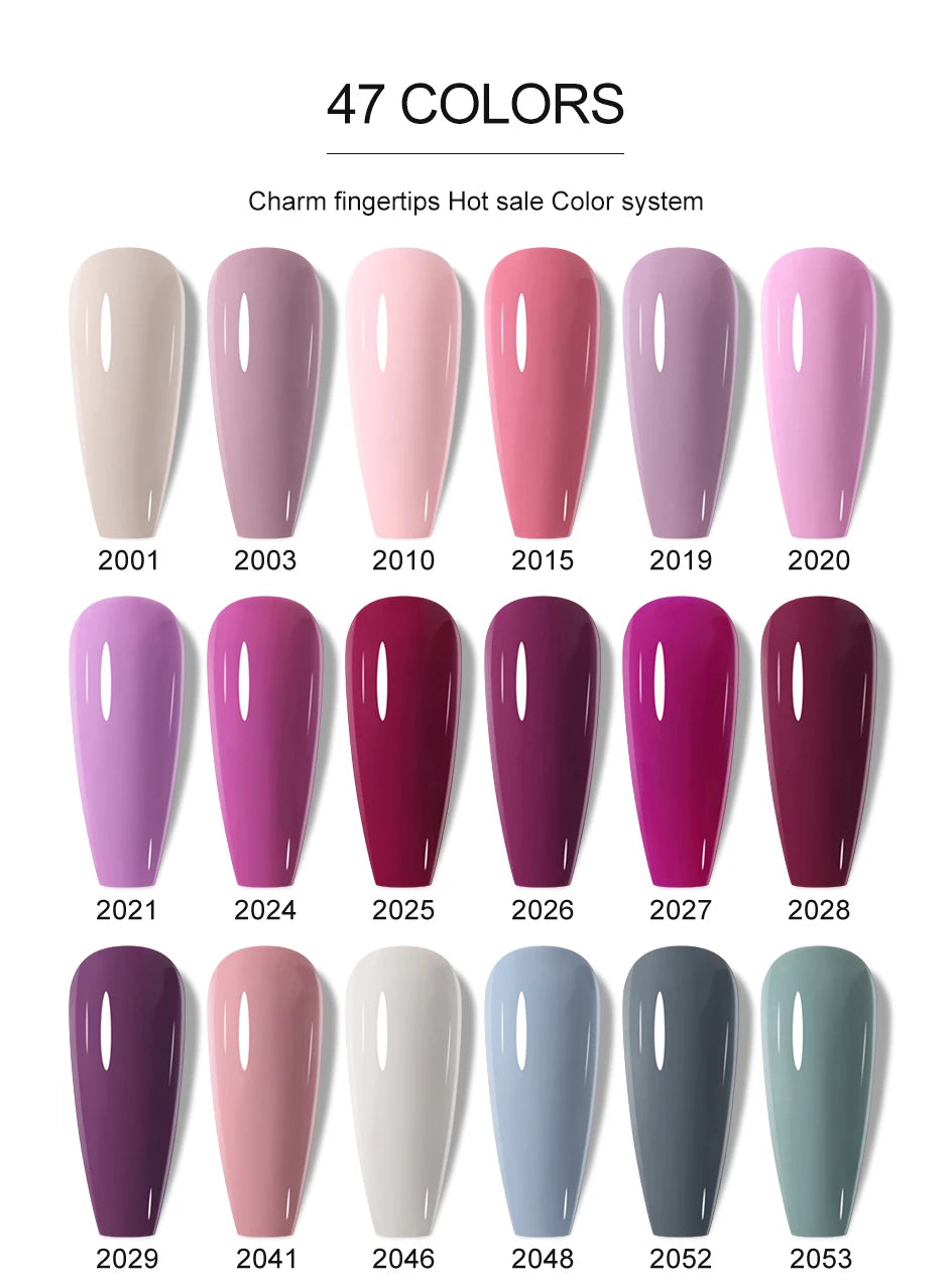NAILCO Macaron Gel Nail Kit – 10PCS Jelly Colors for Soft, Glossy Manicures