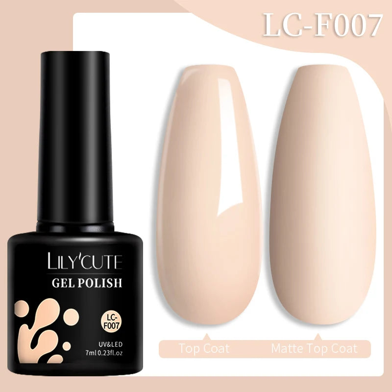 LILYCUTE Color Explosion – 184 Shades of Long-Lasting Gel Polish with Red Glitter Magic