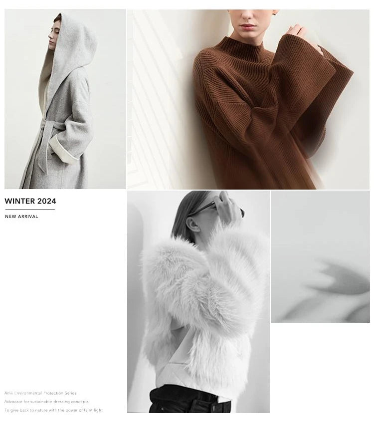 Amii Minimalist Spring New Commuter Asymmetrical Oblique Placket Split Skirt Non Ironing Anti Wrinkle A Shape Skirt 12551003