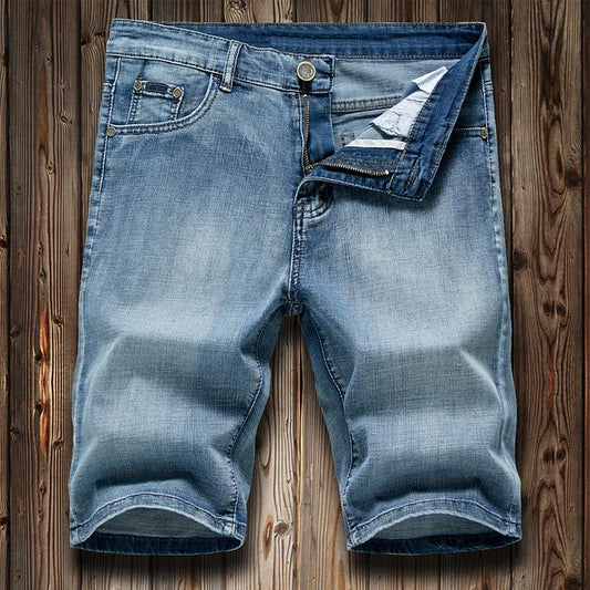 Men’s Summer Denim Shorts – Stretchy, Stylish & Built to Move!