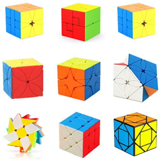 Moyu Meilong SQ1/Fisher/Windmill Magic Cube 2x2 3x3 Puzzle Stickerless Magic Cube Toys For Children Kids Gift Toy Cubo Magico