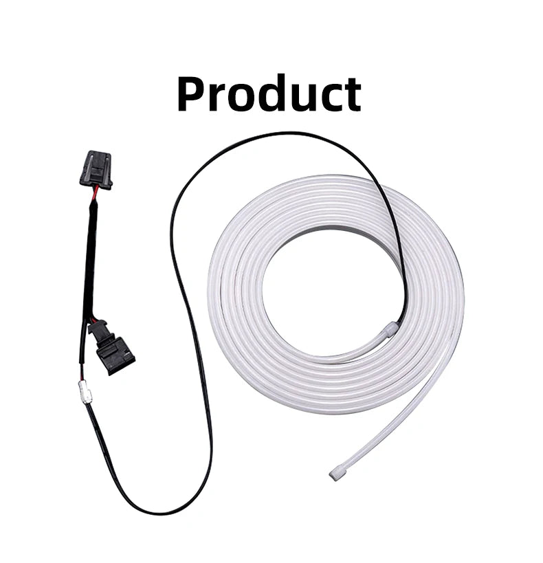 Rear Trunk Light For Volkswagen VW Golf 7 Mk7 Golf MK6 Golf MK8 Polo MK5 MK6 Bright LED Silicone Light Yellow White Accessories