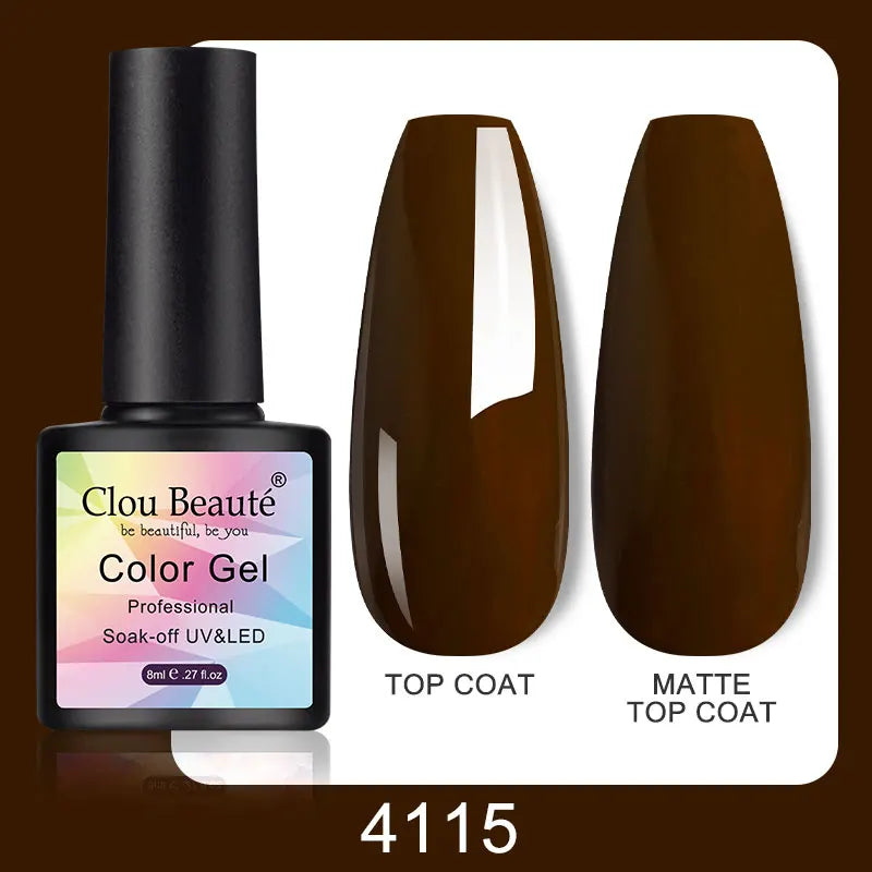 Clou Beaute Color Pop – 8ml Gel Varnish for Bold, Long-Lasting Nail Art (UV/LED Cure)