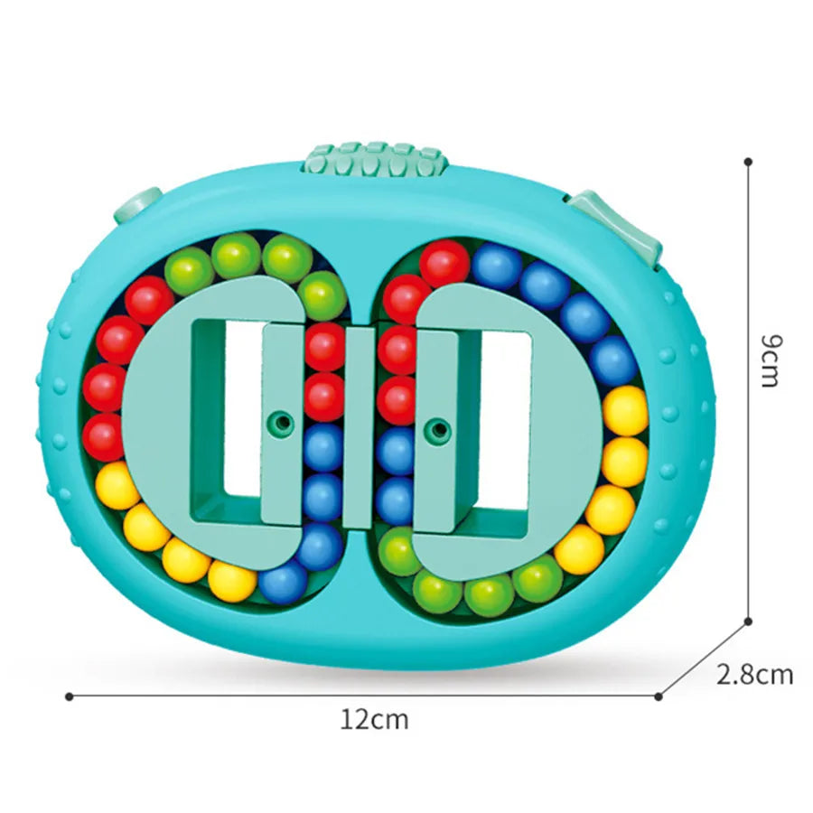 Magic Bean Cube Finger Gyro Rotating Antistress Relieve Anxiety Develop Intelligence Decompression Fidget Toy Adults Kids Gift